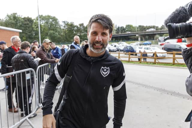 Pompey boss Danny Cowley has made two changes for today's trip to Accrington.  Picture: Daniel Chesterton/phcimages.com