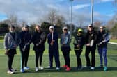 Ryde Lawn ladies 2 v Chichester Ladies 2 (from left) Rosemary Knivett, Sara Smythe, Kate Hogan, Suzanna Troy, Emma Dyer, Suree Russell, Andrea Waugh, Em Wheeler