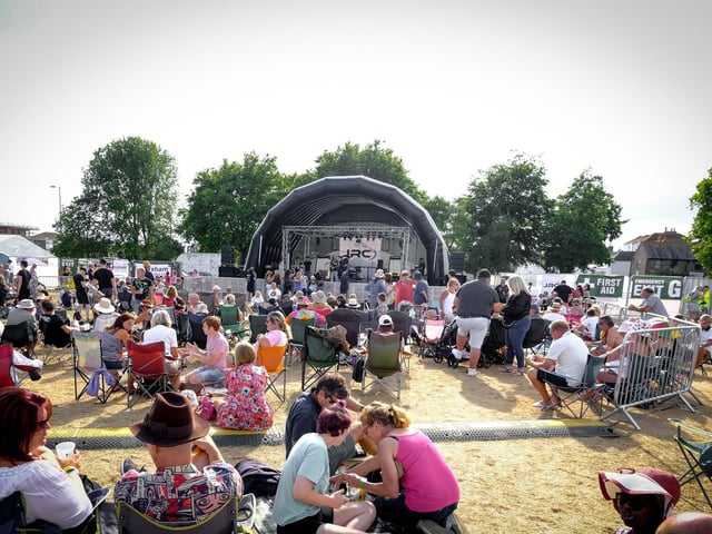 Gosport's festival lovers lapping up the sunshine at last year's event