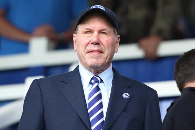 Pompey chaiman Michael Eisner. Picture: Joe Pepler