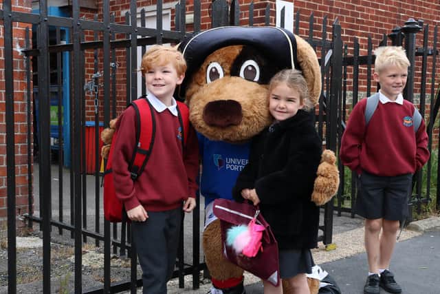Meon Junior and Infant School celebrated the 'School Streets' programme set up by Portsmouth City Council.