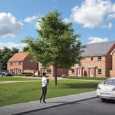 Barratt Homes' visualisation of how homes off Sinah Lane, Hayling Island could look