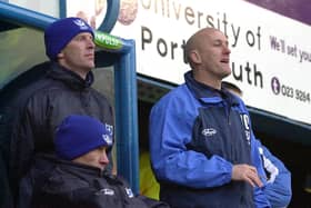 Jim Duffy (right) was Graham Rix's assistant at Pompey from February 2001 until January 2002