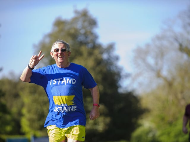Runners participate in the Fareham Parkrun at Cams Hall Estate, Fareham
Picture: Allan Hutchings (060670-4715)