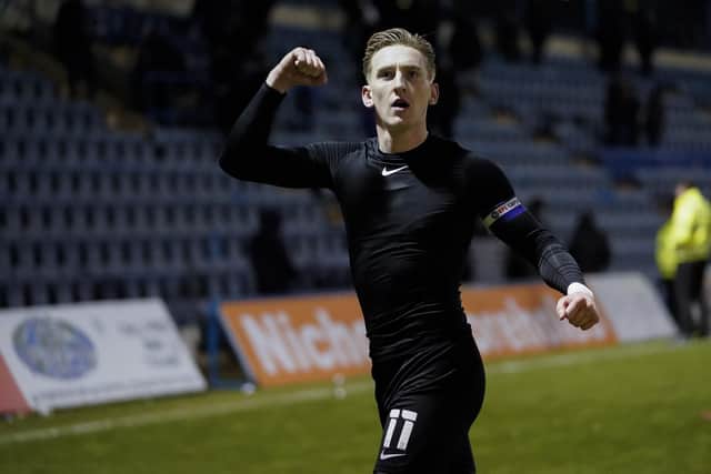 Ronan Curtis was made Pompey skipper for last week's victory over Gillingham. Picture: Jason Brown/ProSportsImages