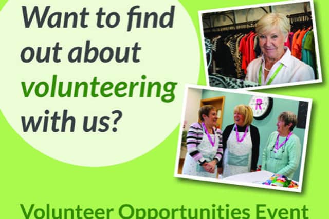 Could you volunteer for Rowans Hospice?