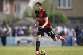 The promising Liam Vincent is flying during his loan spell at Hampton & Richmond in National League South. Picture: Jason Brown/ProSportsImages