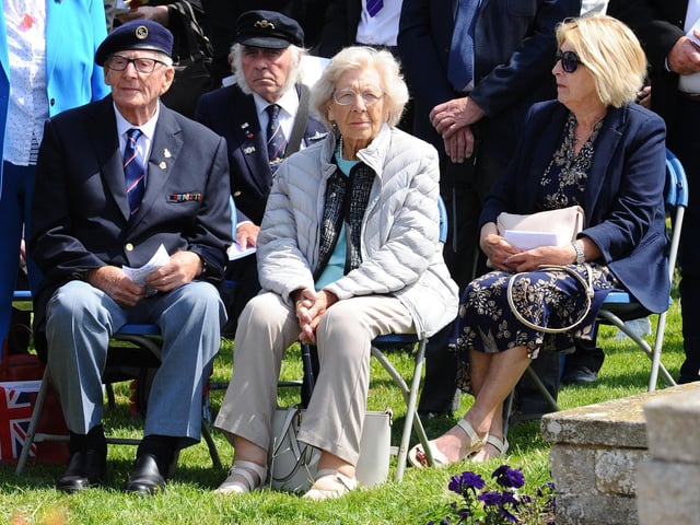 The annual D-Day memorial service took place at the D Day Stone near Canoe Lake, Southsea, on Thursday, June 6, 2024, to commemorate 80 years. Picture: Sarah Standing (060624-437)