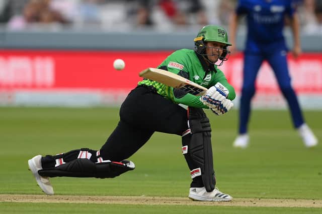 Quinton de Kock's match-winning innings took Southern Brave into second place in the men's Hundred table. Photo by Mike Hewitt/Getty Images.
