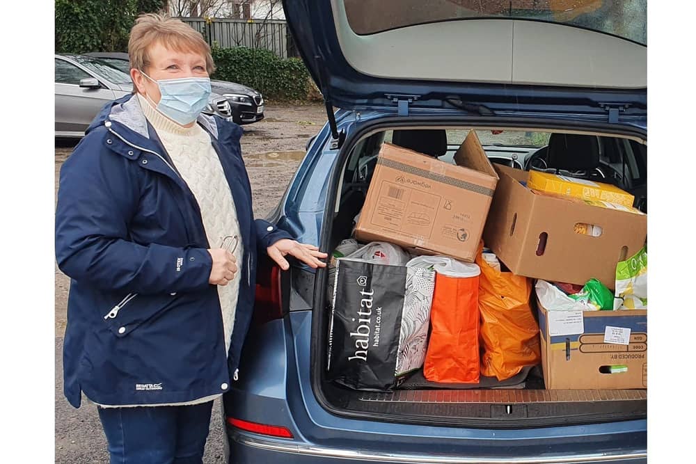 Margaret Bain from has been named Whiteleys local hero for her incredible work with the Meon Valley Food Bank