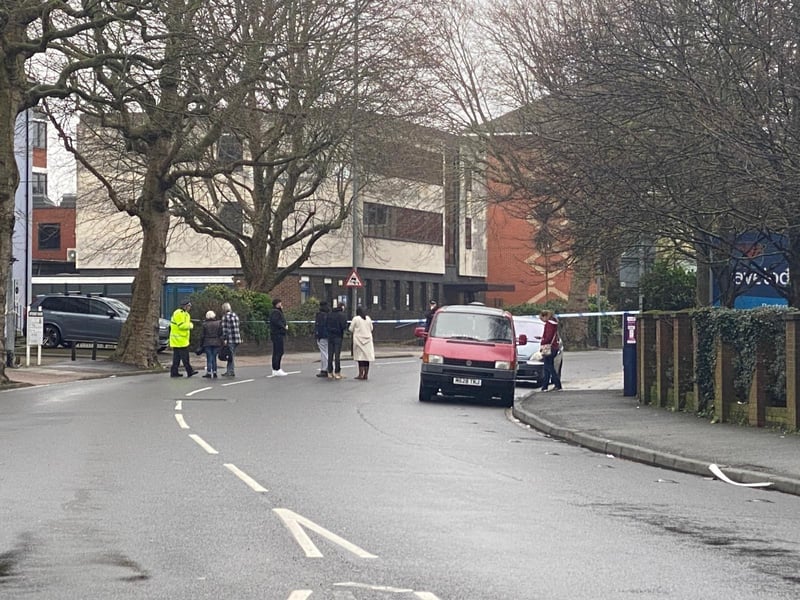 Police cordoned off much of Kingston Crescent this morning, after a "suspicious package" was found. A bomb disposal unit was called.