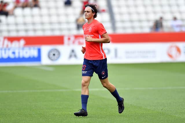 Rasmus Nicolaisen makes his Pompey debut tonight at Southend. Picture: Aurelien Meunier/Getty Images for FC Midtjylland