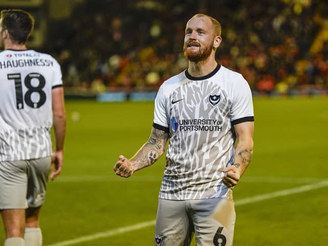 Connor Ogilvie is expected to be back from injury for Pompey next month.