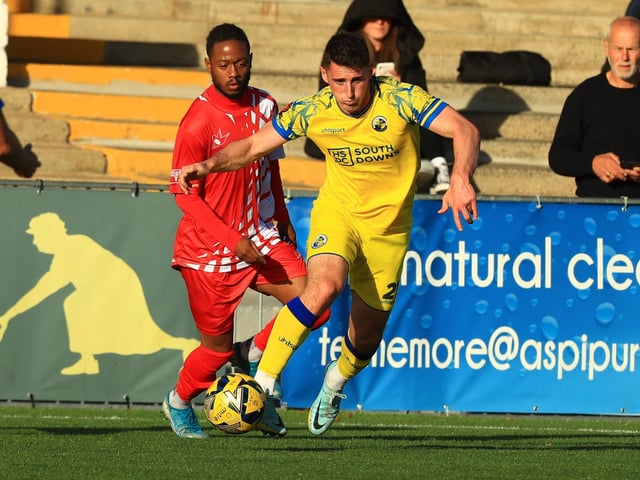 James Roberts in possession. Picture by Dave Haines