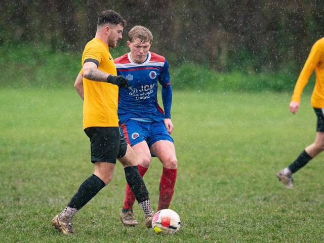 FFTP (yellow) v The Meon. Picture by Keith Woodland