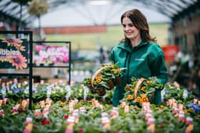 Staff member Carolynn as the Helping Your Community Grow project competition was launched. Picture: Andrew Cawley