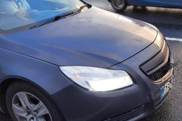 Police were called to a crash on the M275 northbound on January 2, 2022. Picture: Hantspolroads