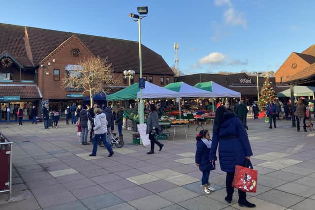 The craft market at Locks Heath Shopping Village. Picture: Jess Hoban