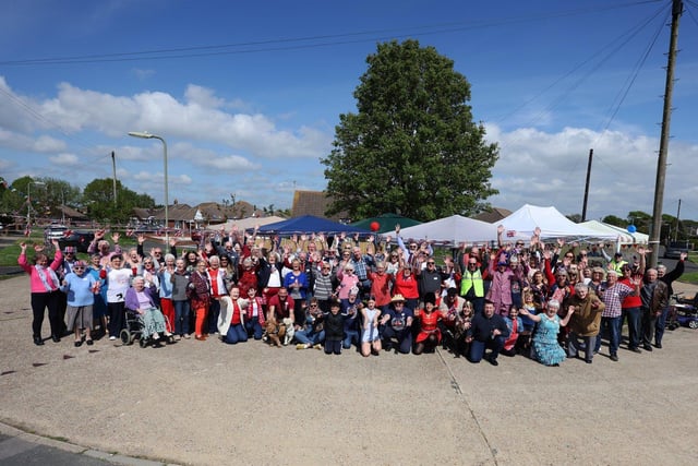 Coronation street party celebrations in Green Road, Stubbington on Sunday