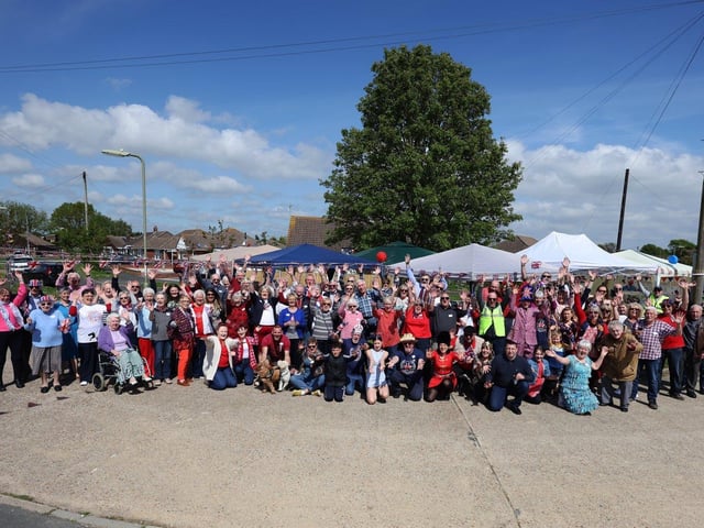 Coronation street party celebrations in Green Road, Stubbington on Sunday