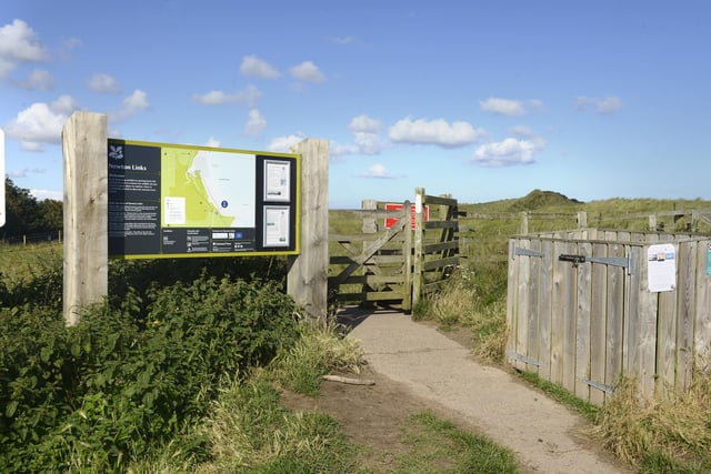 Take a stroll around the nature reserve in this lovely seaside village, which boasts coastal views and a dog-friendly pub to refuel in after.

Why your dog will love this: Your pup can make friends with the birds that live near the Newton Pool Nature Reserve – but keep him on a lead in case he gets too close.

Terrain: Pavement, track and grass paths with one steep hill and a few steps.

Difficulty: 🐕

Distance: 1 mile

Ideal for: Bird lovers and those with kids in tow, as this walk isn’t too taxing for little legs.

In addition: Parking and a pub in Low Newton-by-the-Sea.