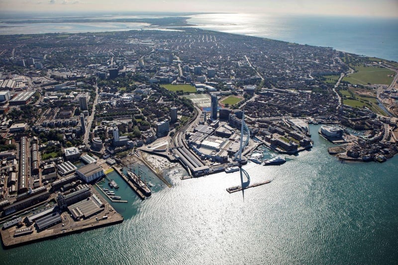 Aerial of Portsmouth