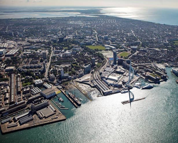 Aerial of Portsmouth