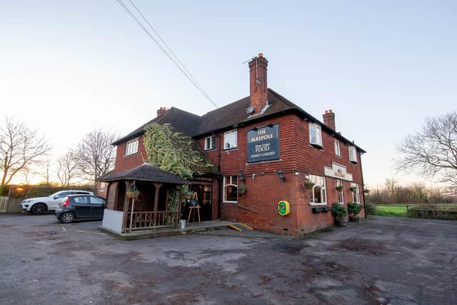 The Maypole, Hayling Island, is a popular pub on the island and Use Your Local says that it has a real fire.
