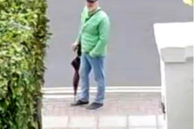 Police are looking to speak with two men in connection to a burglary on Clarendon Road, and a subsequent fraud.