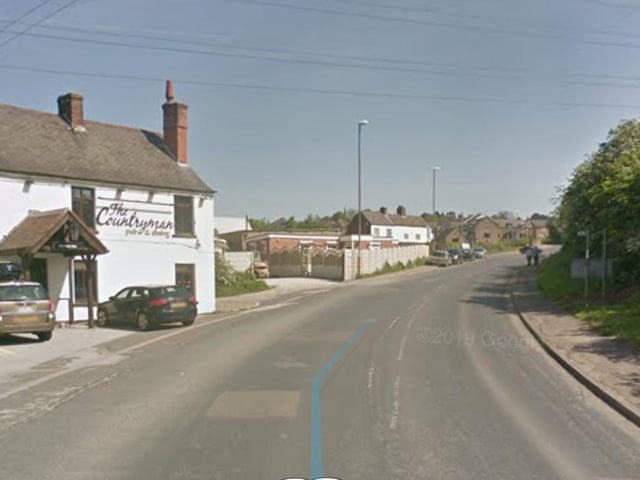 The B6018 running between Kirkby and Selston is next in the list, with 53 accidents