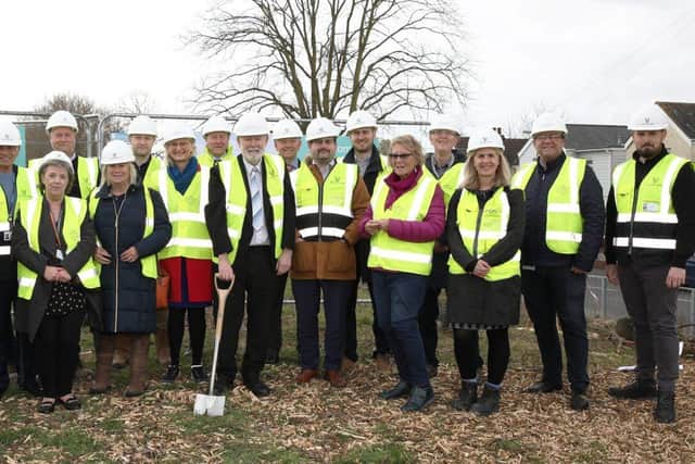 The groundbreaking ceremony