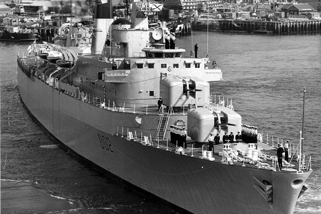 HMS Devonshire July 1967. The News PP211