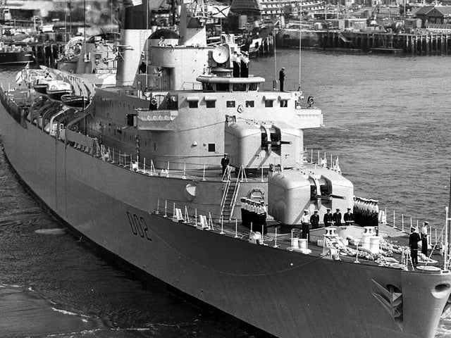 HMS Devonshire July 1967. The News PP211
