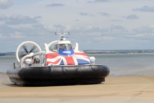 Visitors are fascinated by the hovercraft service from Southsea to Ryde.
Picture: Sarah Standing