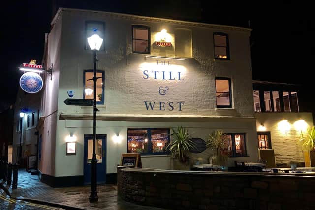 The atmospheric Still and West in Bath Square, Old Portsmouth.