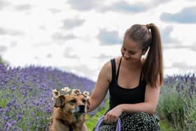 Laura Stone from Redhill who is taking on the Spinnaker Tower Abseil challenge in aid of Humanimal Trust