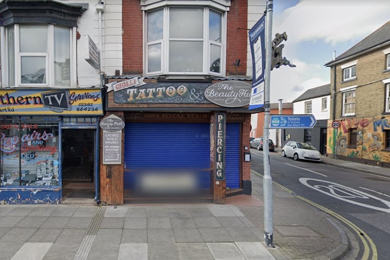 Chilli Tattoo, Southsea, has a rating of 4.6 on Google with 49 reviews.