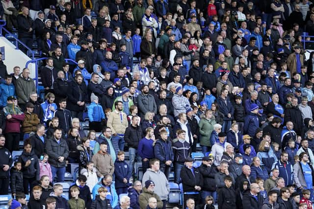 The Fratton faithful were less than impressed with Pompey’s 1-0 victory over non-league Harrow Borough in the FA Cup yesterday. Picture: Jason Brown/ProSportsImages