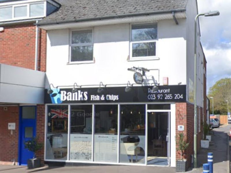 Banks Fish and Chips at 35 London Road, Waterlooville was given a hygiene rating of 5 by the Food Standards Agency after an assessment on February 24.