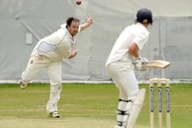 Jon Hudson took three wickets in Waterlooville's four-wicket win against Fawley
Pic Mick Young