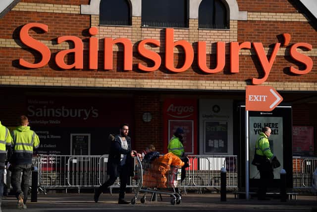 Sainsbury's will be closed on Boxing Days. Picture: BEN STANSALL/AFP via Getty Images