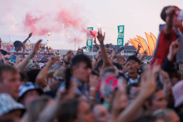 Crowds during the Courteeners performance Picture:Marcin Jedrysiak
