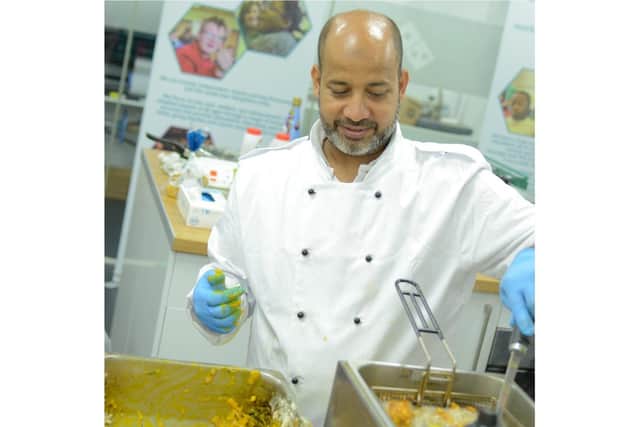 Pompey in the Community has been boosted by a donation of £100k from Barclays. Pictured: Cooking for the Community