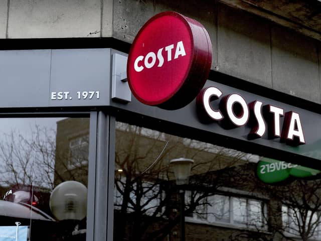 Costa Coffee at Whitely is closing for refurbishment.