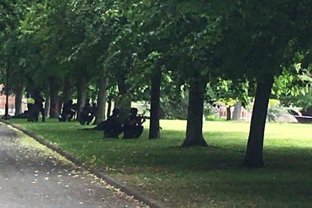The Haslar development team have said 'miscommunication' meant that residents were not kept up-to-date with the Ministry of Defence drills.