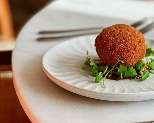 I just can't get you out of my head... the venison scotch egg from the Restaurant 1865 seasonal menu at the Queens Hotel in Southsea. Picture: The Queens Hotel