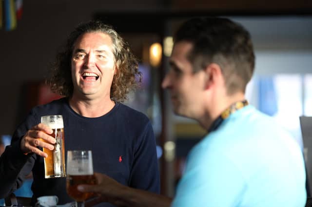 You can get a pint at Greene King pubs, like The Star & Garter, for 6p on Monday. Picture: Chris Moorhouse (jpns 220621-19)