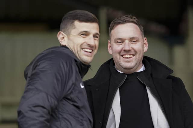 John Mousinho and Richard Hughes.