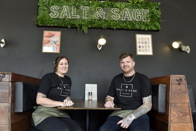 Jemma and Luke Wainwright were "excited" and "apprehensive" to open the eatery after weeks of hard work to get it ready. Picture: Sarah Standing (060525-2921)
