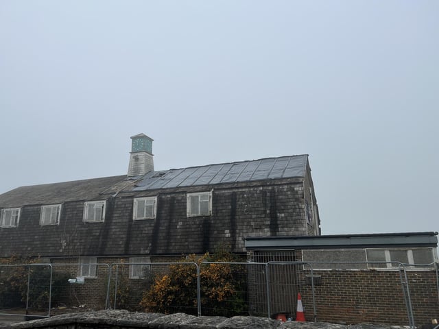 Heavy fog has blanketed Portsmouth this morning.